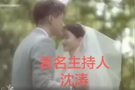 网曝沈涛大婚现场，与新娘碰鼻亲吻超浪漫，费费只是其爱徒图片