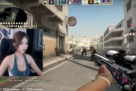CSGO变天了？颜值女主播入驻，颜值身材技术样样都挺“大”图片