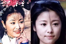 还珠格格全员年轻照，本以为赵薇够美了，看到容嬷嬷：惊艳了时光图片
