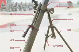我国第二代轻型迫击炮，极度强调机动性89式迫击炮，全重仅14千克图片