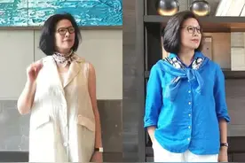这才是60岁女人的秋冬打扮！烟管裤+短靴很简单，气质远胜同龄人图片