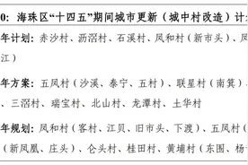 大变动！海珠湖旁3条村有新进展！5年内这8村都要改图片