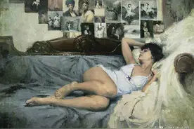 美国当代具象绘画名家威廉·苏伊斯人物油画作品图片