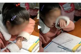 985博士妈被女儿写作业“蠢”哭：高学历父母，孩子是“学渣”？图片