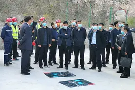 商洛市委常委李波一行到洛南尧柏公司调研图片