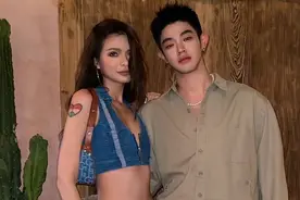 naomi是戏最多的模特吧，“男友狗”人设遭质疑就割腕？图片