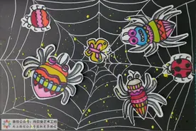 创意教程 |《有趣的蜘蛛》图片