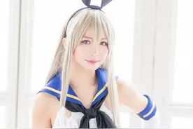 cosplay兔女郎美美的白白的图片