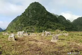 广西平果市规模庞大的古墓群，埋葬的是明朝土司及其岑氏家族图片