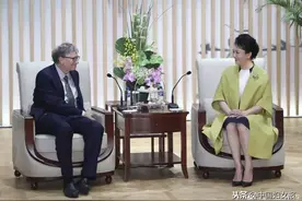 时隔三年彭丽媛再次会见比尔·盖茨！彭大使始终将这件事牵挂于心图片
