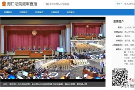 海口中院一审判长庭审疑爆粗口逐律师被直播 网友：通过网络对法官施压并不妥图片