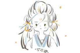 简笔画 | 一组古风仙女半身线稿~又可爱又好看~图片