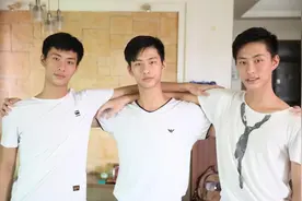 不靠颜值靠实力的三胞胎兄弟，原来学舞蹈，现在成了军营男子汉图片