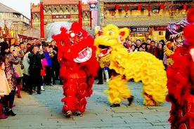 正月十五逛庙会图片