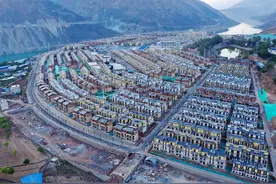 云南巧家县：白鹤滩库区移民新村新貌图片