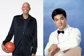 贾巴尔：随李小龙训练让我生涯长青，曾被他的妻子一脚踢飞图片