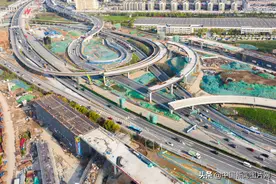 江苏南京：规模最大立交桥互通加紧扩建图片