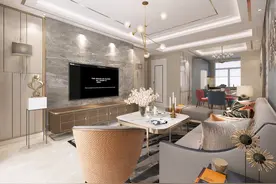 简约的现代轻奢风格，舒适住宅图片