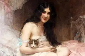 他画里的美女：身娇体软皮肤白，妩媚又迷人图片