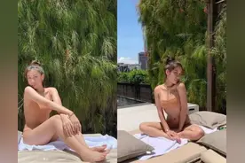巫启贤21岁女儿辣照罕曝光，嘴大厚唇太像妈，无一丝赘肉好自律图片