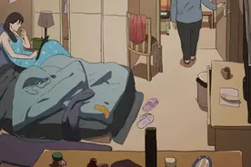 姑娘，你永远是爸爸的贴心小棉袄，爸爸妈妈最爱你！（漫画）图片