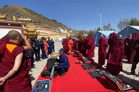 化隆县召开宗教场所消防安全培训演练现场会图片
