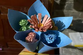 自做简单小花束💐图片