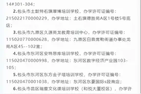 包头市教育局注销6家校外培训机构图片