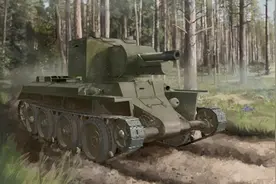 芬兰迷你版的KV-2坦克，完全拼凑出的产品，为二战坦克之耻图片