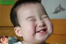 有酒窝的宝宝，是老母亲上辈子的恋人？揭秘宝宝小酒窝出现的原因图片