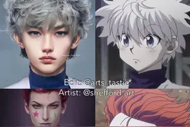网友自制动漫角色真人版：索隆有点儿帅，西索坏坏惹人爱图片