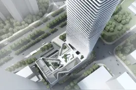 深圳地铁科技大厦，立面旋转式设计的摩天楼图片