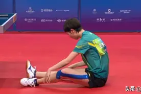 突发！王曼昱混双决赛，右膝意外受伤图片