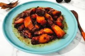 婆婆教我做红烧肉，只需要几步，肥而不腻，比饭店做的还好吃图片