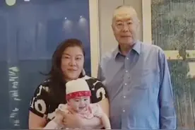 82岁刘诗昆称老来得女不尴尬，计划与46岁妻子再生“两个弟弟”图片
