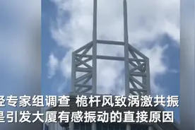 赛格大厦振动原因查明：桅杆风致涡激共振是直接原因，专家认为大厦结构安全，可继续使用图片