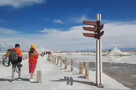 青海省天空之镜的茶卡盐湖之旅，游记感受！图片