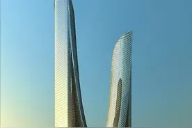 杭州摩天地标——超高双子楼项目共五个，建成后将领跑中国图片