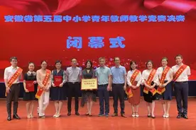 合肥教师在安徽省第五届青年教师教学竞赛中再获佳绩图片