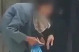 老奶奶想进商场卖菜被保安拦住 结局却有点暖图片