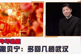撒贝宁说牛年心愿 多回几趟武汉图片