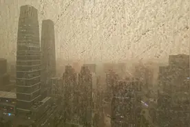 北京一场“泥雨”过后，朋友圈不淡定了图片