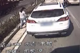 车主往外扔垃圾，后方公交女司机下车捡视频封面
