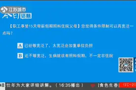新规出台：职工享受15天带薪假期照料住院父母，您怎么看？视频封面