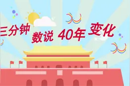 三分钟数说40年变化视频封面