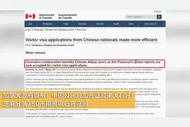 中国游客办加拿大签证更方便：芝麻分满750分可免银行财力证明图片