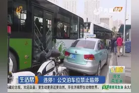 违停！多辆出租车和私家车停公交泊车位，罚200元记三分视频封面
