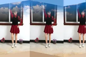 湖北小华快乐广场舞《鄱阳春英广场舞 爱我你就把我来追求背面示范》视频封面