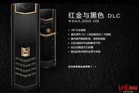 游客丢失价值18.6万元天价手机，什么手机卖这么贵？图片