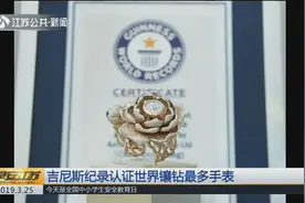 中国“牡丹表”镶钻15858颗，吉尼斯纪录认证世界镶钻最多手表视频封面